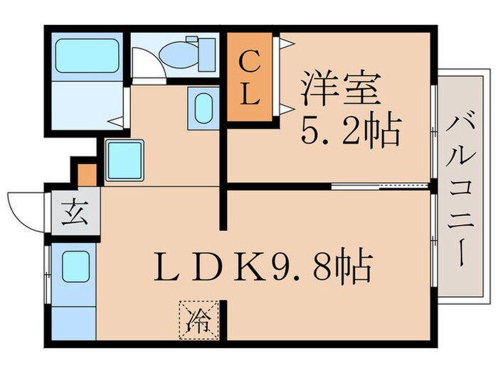 パークハイム三栖の物件間取画像