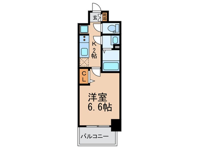 ﾌﾟﾚｻﾝｽTHETENNOJI逢阪ﾄｩﾙｰ(806)の物件間取画像