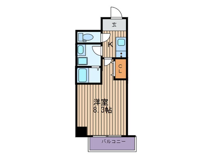 ETC天神橋の物件間取画像