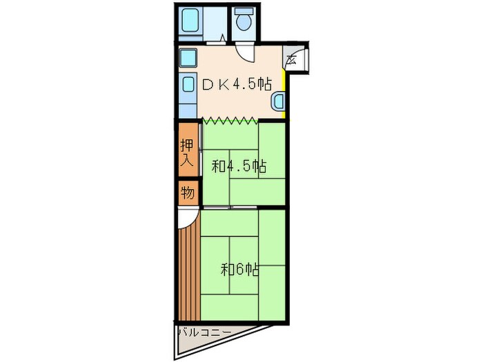 東雲マンションの物件間取画像