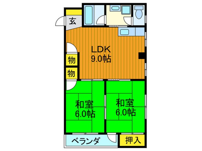 ガ－デンプラザの物件間取画像