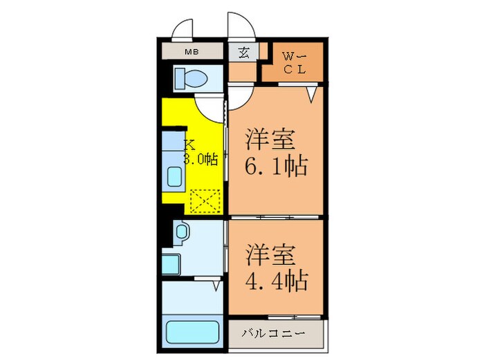 物件間取画像