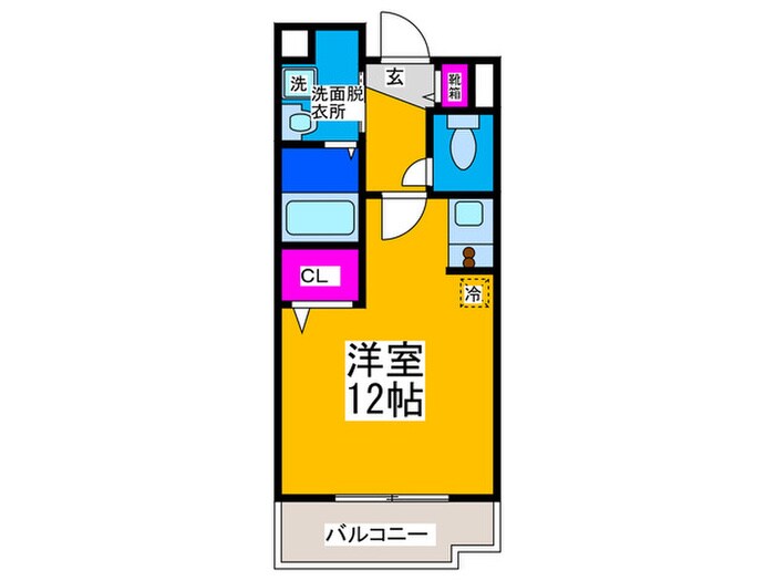 フランメゾンの物件間取画像