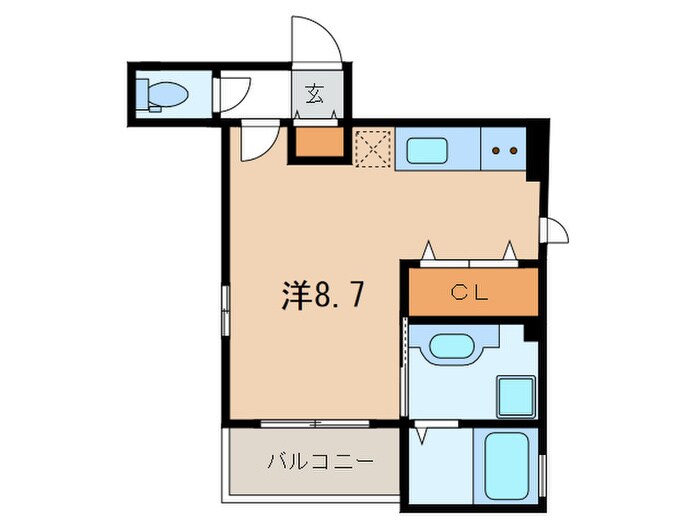 サニーシティーの物件間取画像