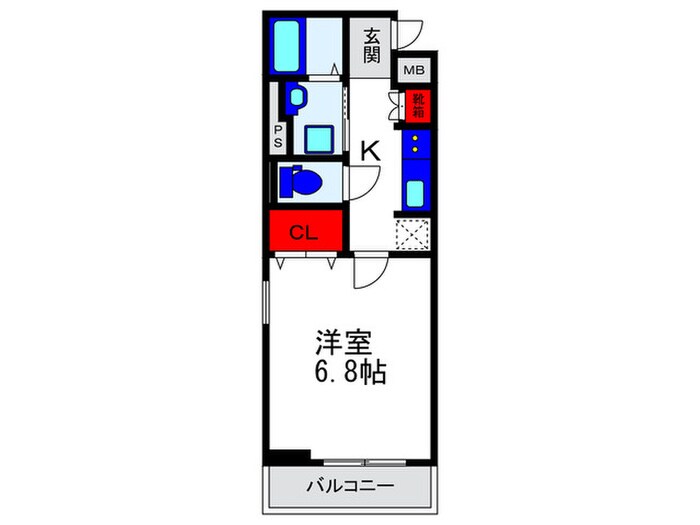 モンパルナスの物件間取画像