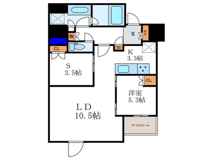 パークホームズ京都二条城(1009)の物件間取画像