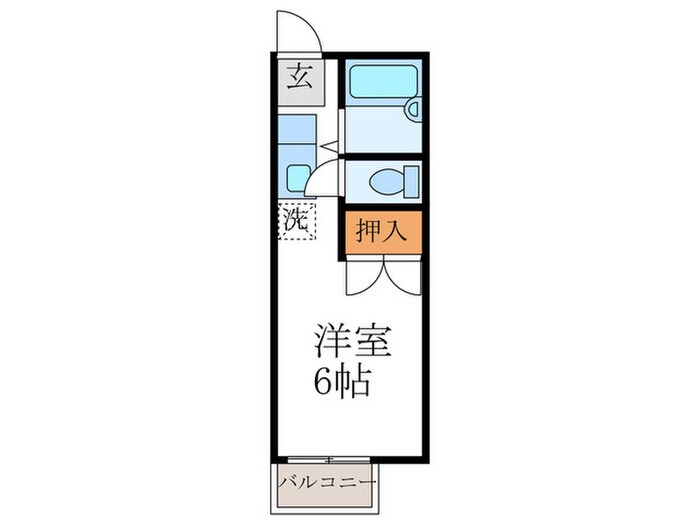 チェリーハイツの物件間取画像