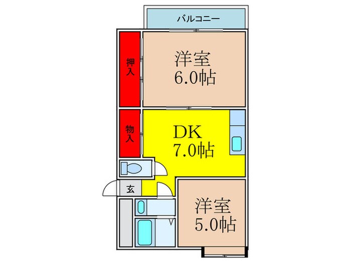 物件間取画像