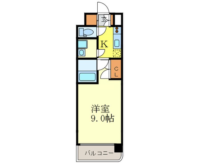 ＷＧＢ江坂の物件間取画像