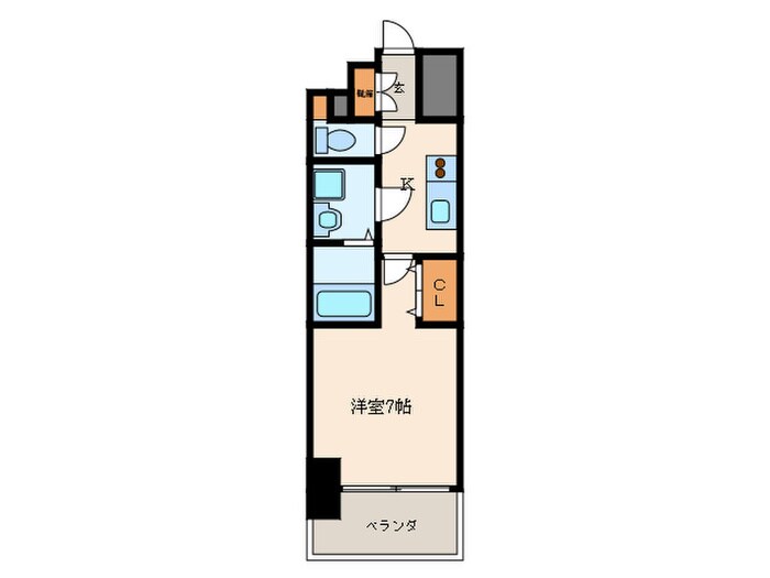 エス・キュ－ト尼崎の物件間取画像