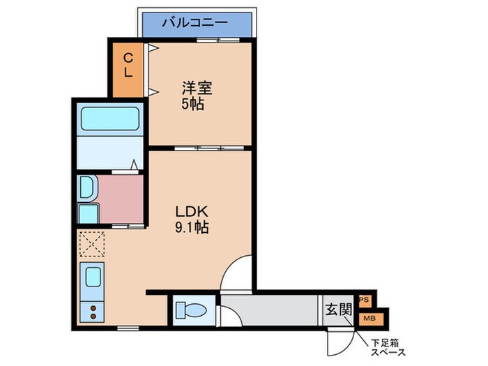 フジパレス城北公園通Ⅵ番館の物件間取画像