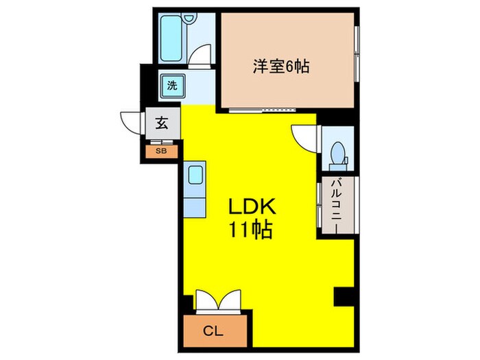 山田マンションの物件間取画像