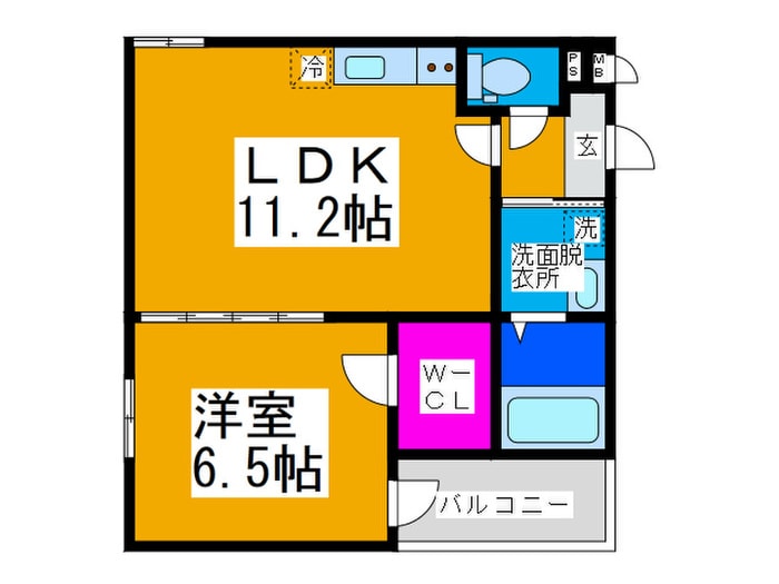 フジパレス深井駅前の物件間取画像