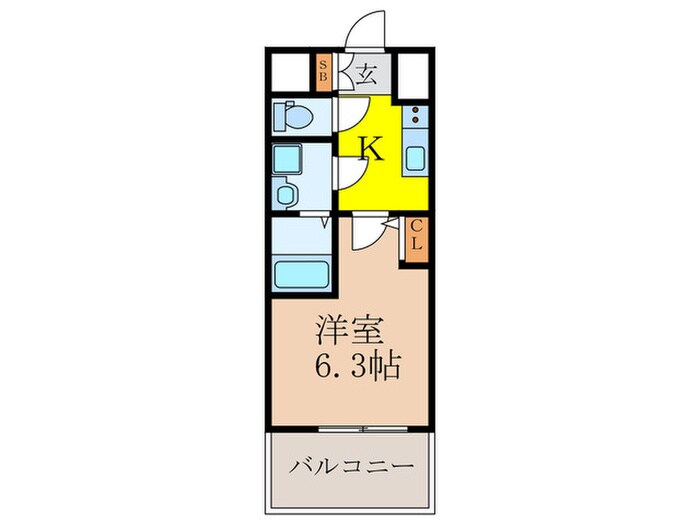 S-RESIDENCE新大阪Ridenteの物件間取画像