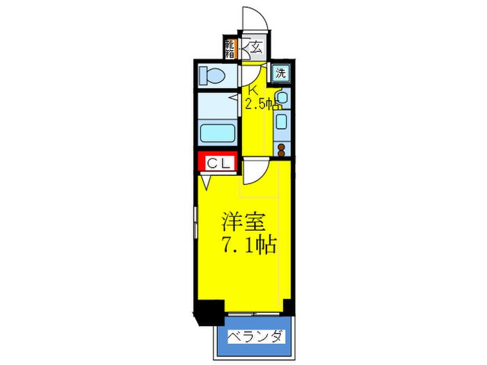 プレサンス梅田EAST(901)の物件間取画像