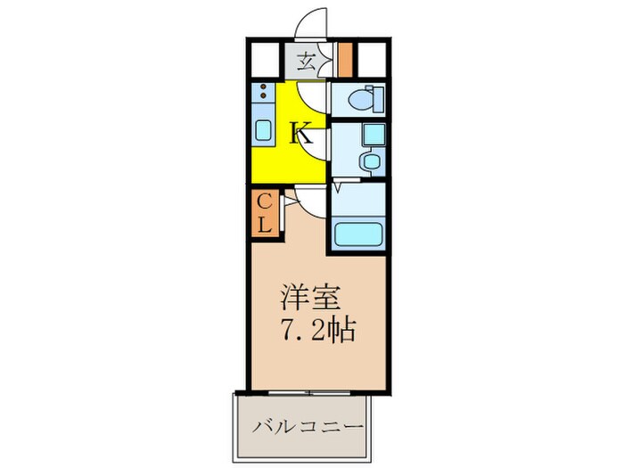 オーキッドレジデンス新大阪の物件間取画像