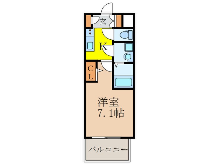 オーキッドレジデンス新大阪の物件間取画像