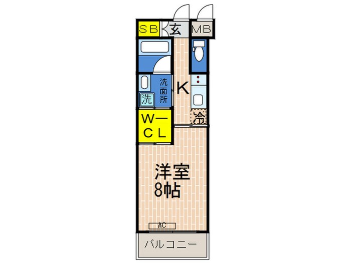 神戸ボナールレジデンスの物件間取画像