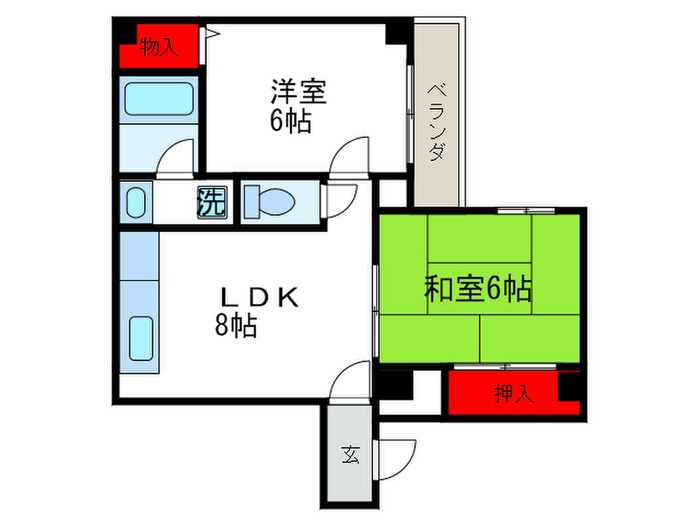 StoRK　Apartment南堀江の物件間取画像