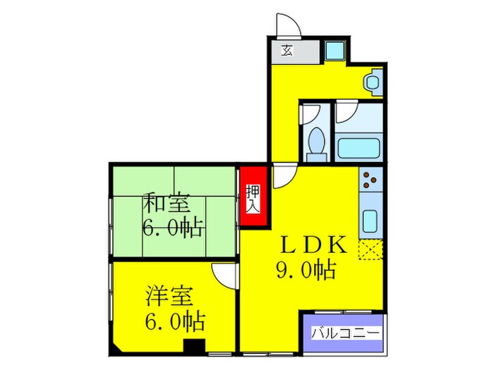 ナヴィ－ル岩船の物件間取画像