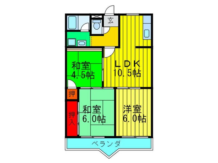 物件間取画像