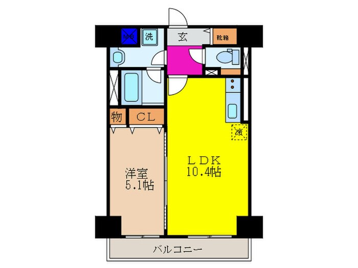 オリーブスクエアの物件間取画像