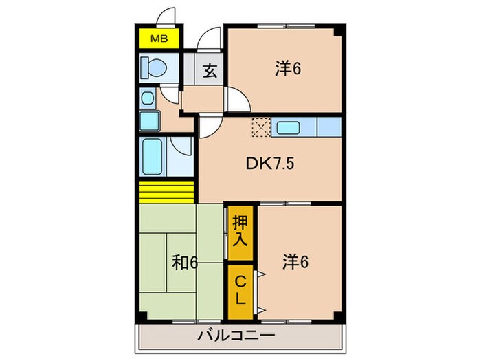 シャト－シュベルグの物件間取画像