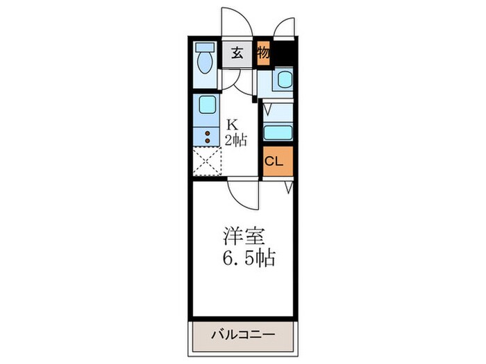 ヴィラ四条大宮の物件間取画像