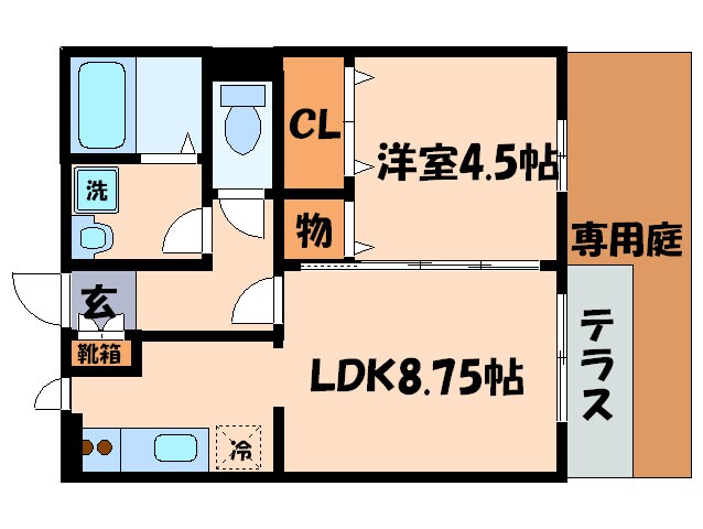 グレ－スランド・アイの物件間取画像