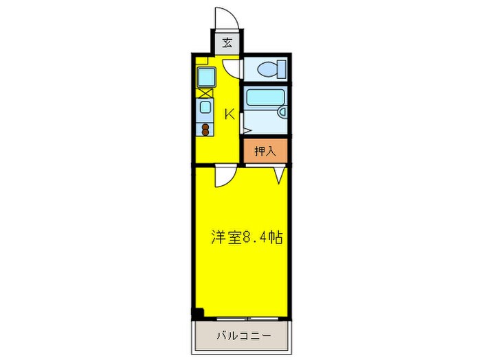 ドミール江戸堀の物件間取画像