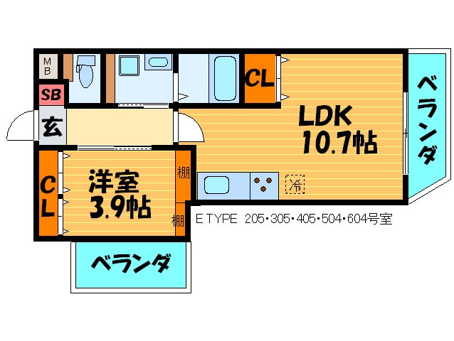 ルミエ－ル星田の物件間取画像