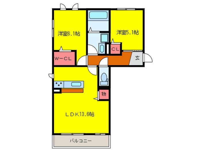 アーバーオークスの物件間取画像