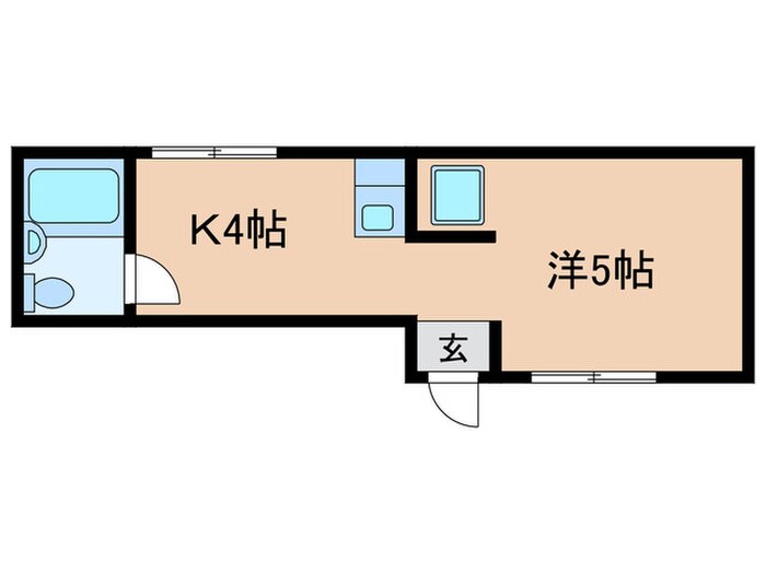 甲南山手ハイツの物件間取画像