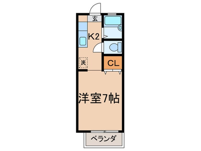 アテッサ京都Ａ棟の物件間取画像