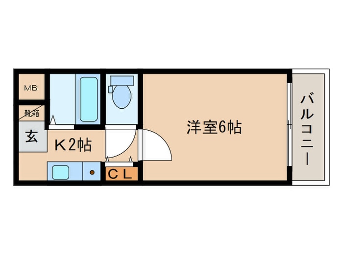 Ｋ－ＣＯＵＲＴ西代の物件間取画像