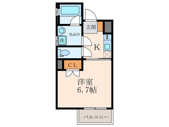 Liberty杭瀬の物件間取画像