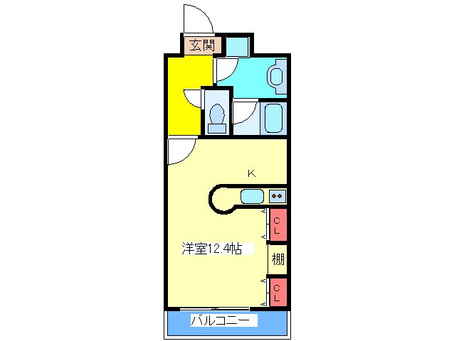 ＫＡＩＳＥＩ四天王寺(902)の物件間取画像