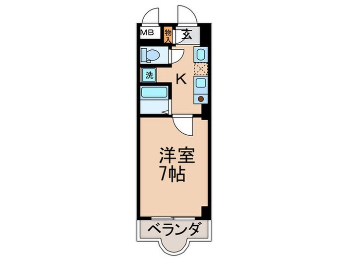 サンシティ烏丸の物件間取画像
