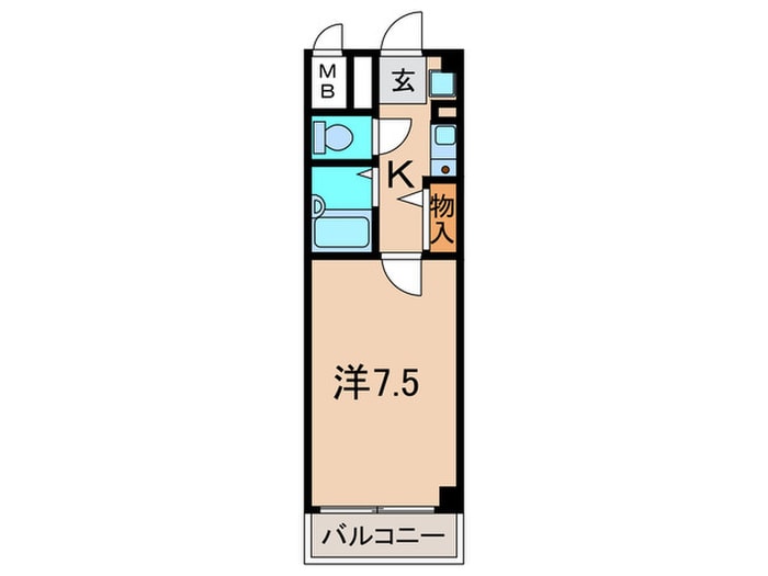 ウェストヒルズＦＵＪＩＷＯの物件間取画像