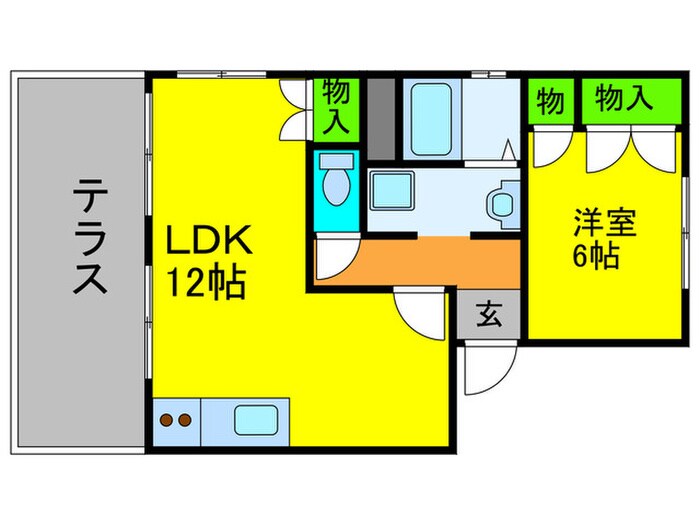 レスポワール狭山壱番館の物件間取画像