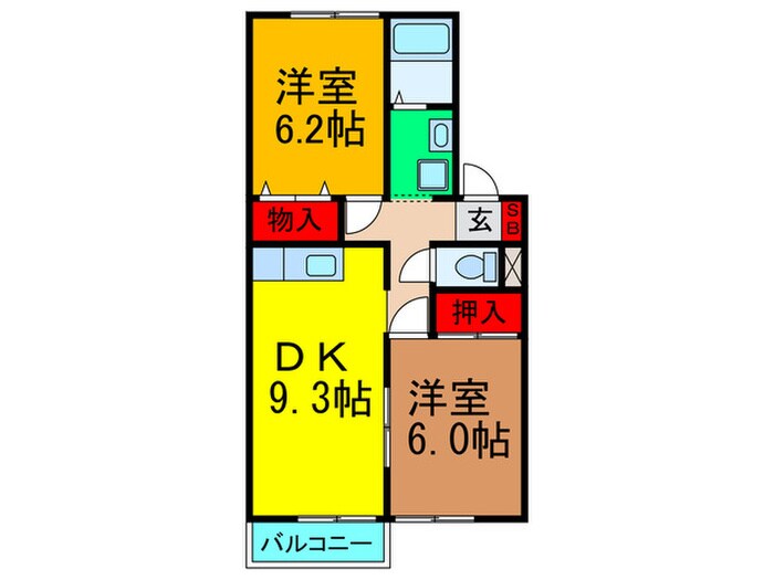 物件間取画像