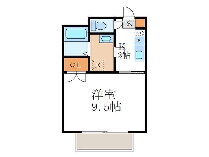 ニュ－ハイツＴＡＫＡＲＡの物件間取画像