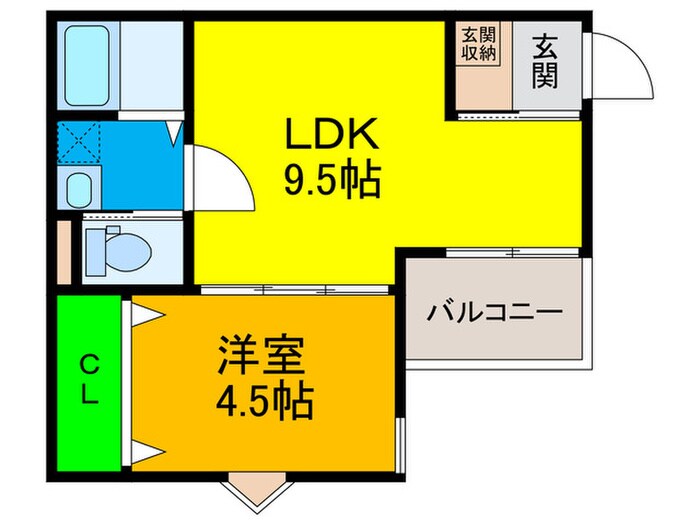 モンタージュ鳳駅前の物件間取画像