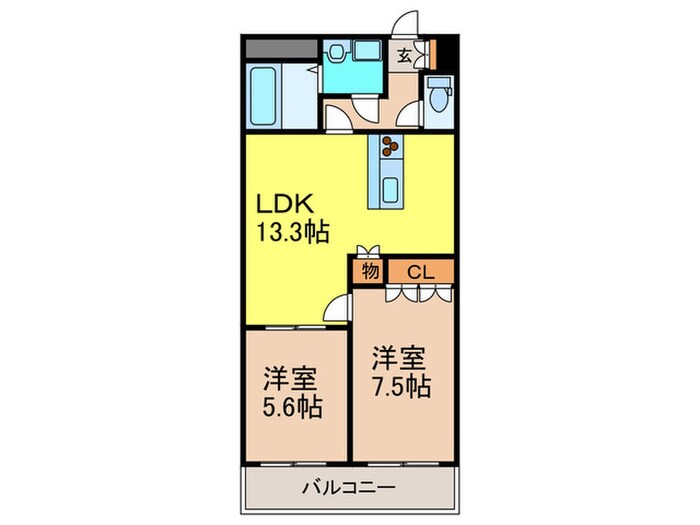 物件間取画像