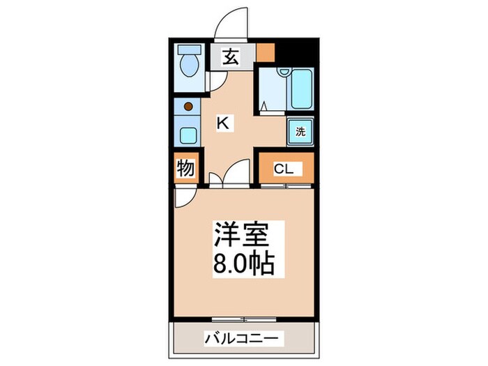 リバ－サイド二色の浜の物件間取画像