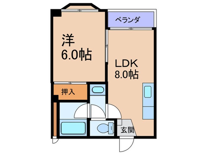 メゾン阪下の物件間取画像