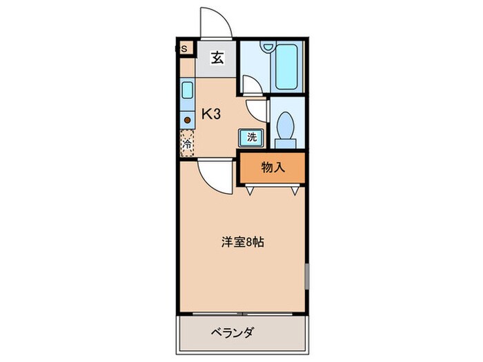 SUN HOUSE FUKUSHIMAⅢの物件間取画像