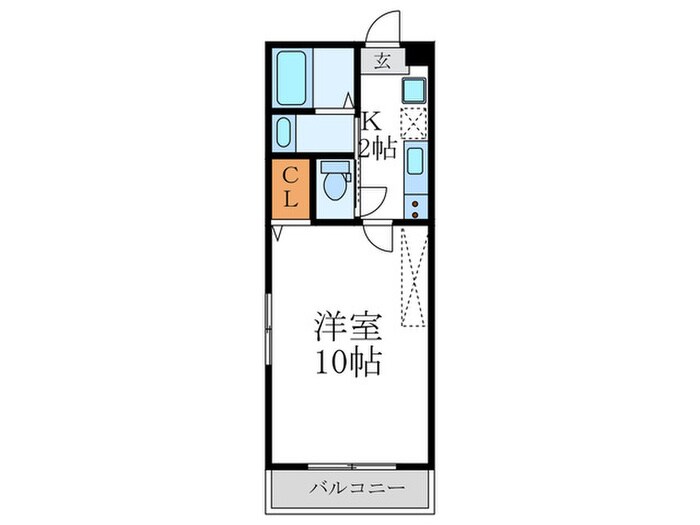 京洛マンションの物件間取画像