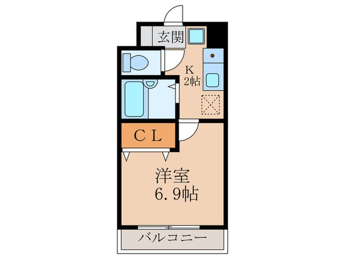 アーバン衣笠の物件間取画像