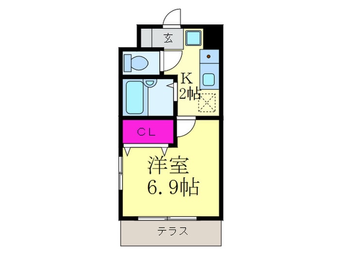 アーバン衣笠の物件間取画像